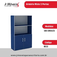 Armário Misto 2 Portas