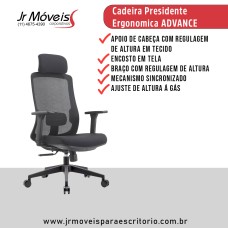 CADEIRA PRESIDENTE ERGONOMICA ADVANCE 