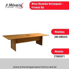 Mesa Reunião Retangular - Frontal Bp 